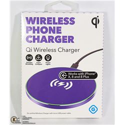 NEW GEMS QI WIRELESS PHONE CHARGER