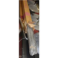 PAIR OF CHARCOAL BACK DROPS