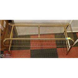 WIRE METAL BENCH 41 INCH LONG