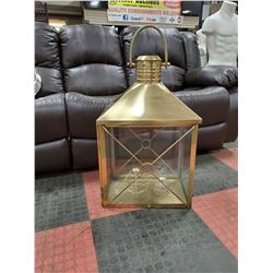 OVERSIZED BRASS DECORATIVE DECK LANTERN