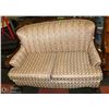 Image 1 : ANTIQUE SETTEE ROSE COLORED UPHOLSTERY