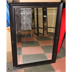 BLACK FRAMED MIRROR 29 X 42