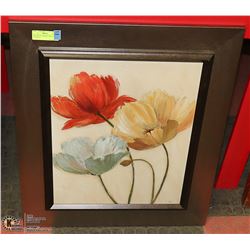 DECORATIVE FRAMED WALL ART - COLORFUL