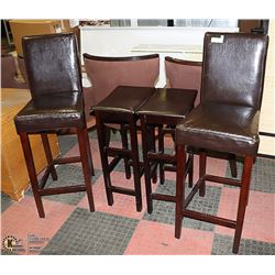 BAR/KITCHEN ISLAND STOOLS- SET OF 4 INCLUDES 2