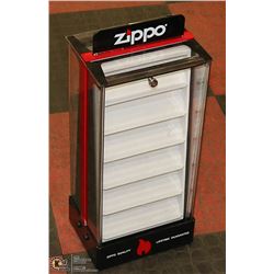ZIPPO ROTATING DISPLAY APPROX 24" TALL
