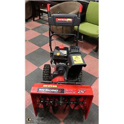 YARD MACHINES SELF PROPELLED GAS SNOW BLOWER