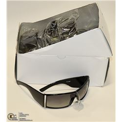 BOX OF SMOKE BLACK DESIGNER SUNGLASSES