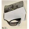 Image 1 : BOX OF SMOKE BLACK DESIGNER SUNGLASSES
