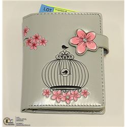 NEW GREY BIRDCAGE SHAGWEAR WALLET