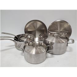 10PC COMMERCIAL GRADE LAGOSTINA COOKWARE SET.