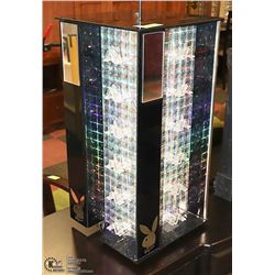 PLAYBOY DISPLAY RACK HAS SOME DAMAGE 24 INCH TALL