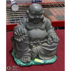 SMILING BUDDA GARDEN ORNAMENT