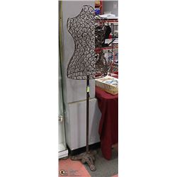 VINTAGE METAL AND CAST IRON BASE DRESS