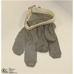 STEEL MESH MEAT CUTTERS GLOVE SIZE LARGE