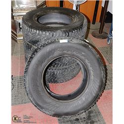 SET OF 4 HAKKAPELITTA  SUV 265/70R17 STUDDED
