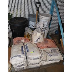 PALLET OF COMMERCIAL GRADE BAGS OF DURAROCK MIX,