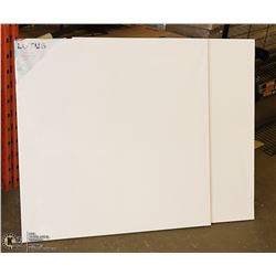 LOT OF 2 ARTISTIC PAINTING CANVASES 36" X 36"