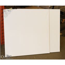 LOT OF 2 ARTISTIC PAINTING CANVASES 36" X 36"