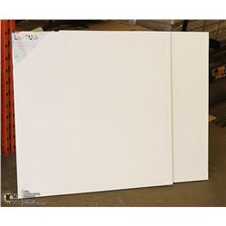 LOT OF 2 ARTISTIC PAINTING CANVASES 36" X 36"