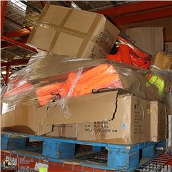 PALLET OF NEW RAIN JACKETS AND MORE