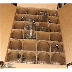 CASE OF 24 NEW 20 OZ BIG ROCK BEER GLASSES