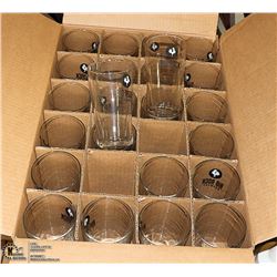 CASE OF 24 NEW 20 OZ BIG ROCK BEER GLASSES
