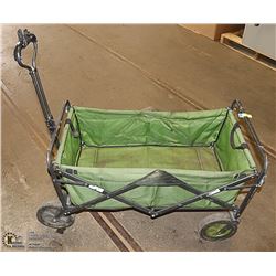 FOLDING WAGON SHOWS SIGNS OF WEAR