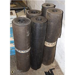5 ROLLS IKO AM #15 ASPHALT SATURATED FT 1000 MM