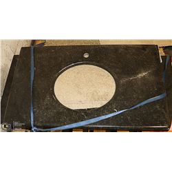GRANITE BATHROOM VANITY COUNTER TOP (40X23)  WITH OVAL