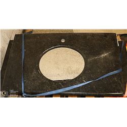 GRANITE BATHROOM VANITY COUNTER TOP (40X23)  WITH OVAL
