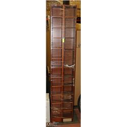 CD TOWERS- WOOD- 4- EACH MEASURES 80" TALL X 8"
