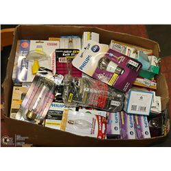 BOX OF NEW LIGHTBULBS