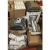 Image 1 : PALLET WITH ASSORTED PLUMBING AND DUCTING