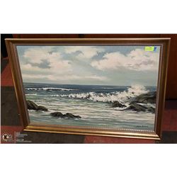 OIL PAINTING ORIGINAL LANDSCAPE- 39.5 X 27.5