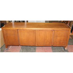 TEAK CREDENZA- VINTAGE- MEASURES 72" LONG X