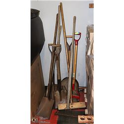 YARD TOOLS- ASSORTED LOT