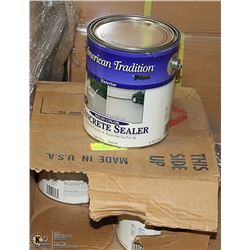 CASE OF CONCRETE STAIN GREY - 4 GALLONS PER CASE