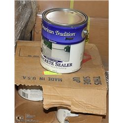 CASE OF CONCRETE STAIN GREY - 4 GALLONS PER CASE