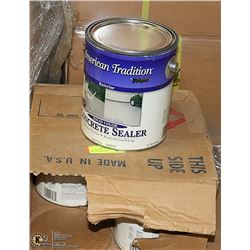 CASE OF CONCRETE STAIN GREY - 4 GALLONS PER CASE