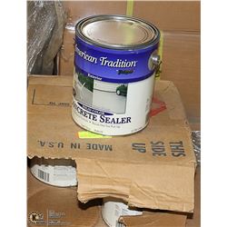 CASE OF CONCRETE STAIN GREY - 4 GALLONS PER CASE