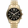 Image 1 : NEW MICHAEL KORS BLACK DIAL LEXINGTON MSRP $365