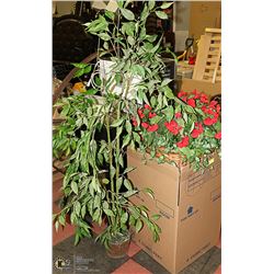 SILK PLANTS- ASSORTED LOT