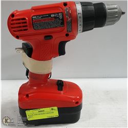 BLACK AND DECKER CORDLESS DRILL