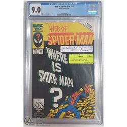 1ST VENOM CAMEO WEB OF SPIDER-MAN #18 COMIC BOOK