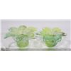 Image 1 : PAIR OF GLASS ART CANDLE HOLDERS