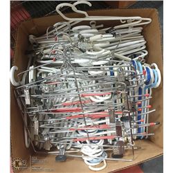 LARGE BOX WITH OVER 125 HANGERS INCL.