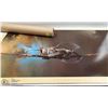 Image 2 : 44" X 22" WW2 "SPITFIRE" AIRPLANE POSTER