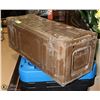 Image 1 : VINTAGE AMMO BOX 26" X 9" X 9"