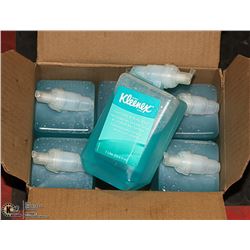 CASE WITH 6 1L BOTTLES KLEENEX BRAND FOAM HAIR
