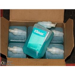 CASE WITH 6 1L BOTTLES KLEENEX BRAND FOAM HAIR